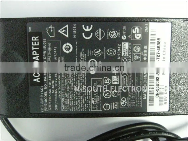 19.5V 3.34A For DELL laptop adapter