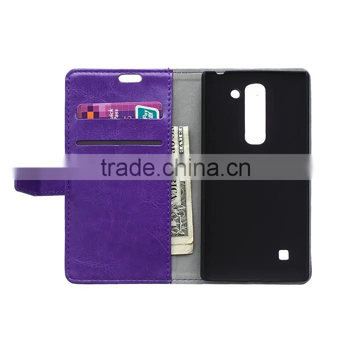 Wholesale Flip Cover Leather Case For LG Spirit H440N ,For LG Spirit H440N Book Cover Stand Case