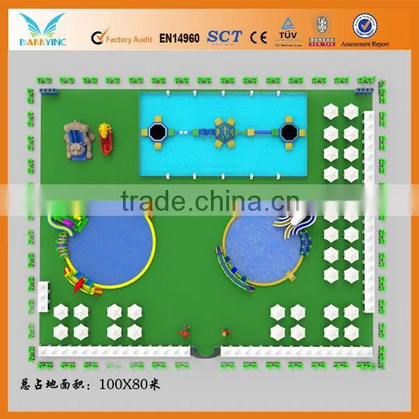 Cheap inflatable china theme park for big fun
