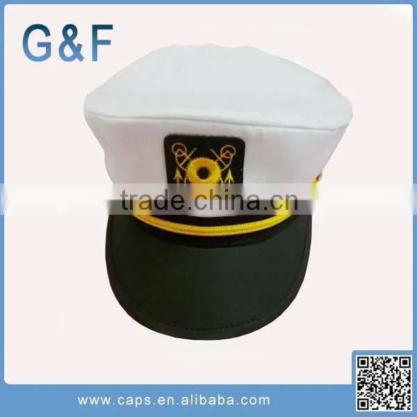 Custom Classical Military Captain Sailor Hat