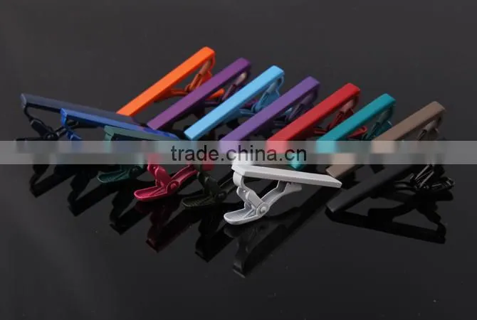 Wholesale multicolor cheap tie clips
