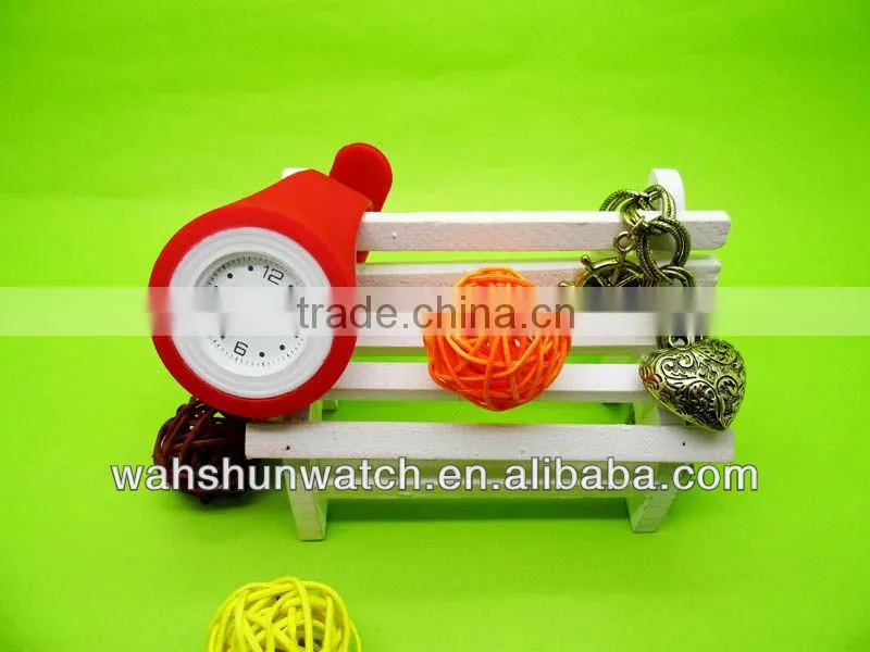 2013 custom made waterproof silicone promotional slim watch for ladies