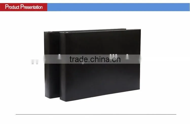 2016 Hot Sale leather 7 ring planner binder, 26 ring binder