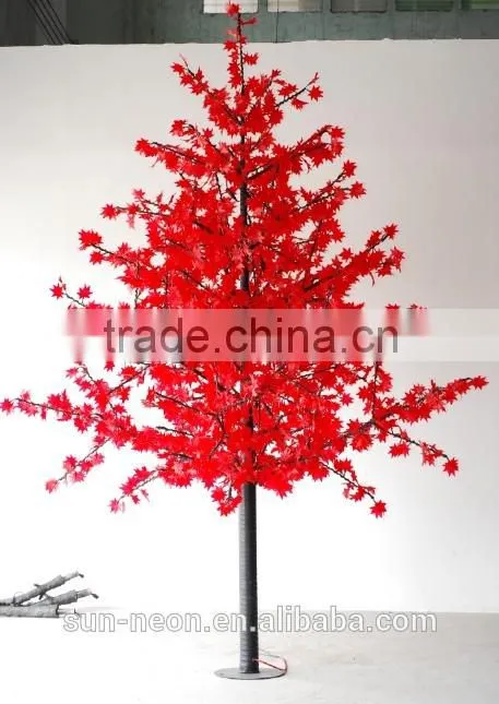 3m Simulation outdoor led tree lighting/ LED Maple Tree light for street decorations