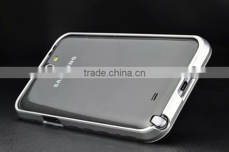 metallic aluminum bumper Case For Samsung galaxy note 2