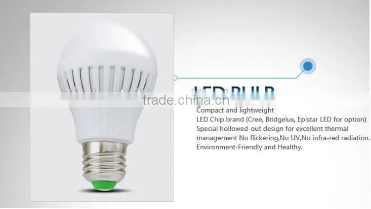 China RoSH New White SMD chips 5730 Plastic 3W e27 led light bulb