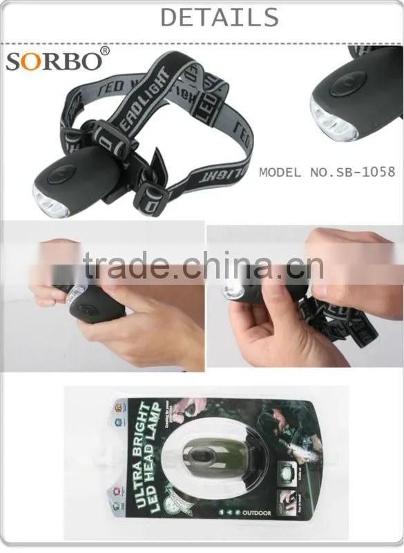 outdoor led beam moving rechargeable hunting camping headlight head torch light