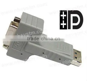 DispalyPort to DVI adapter 90 degree