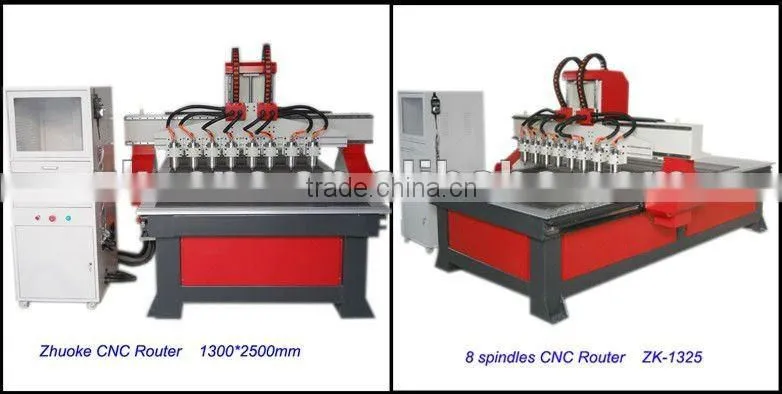 8 Heads Wood CNC Router (1300*2500mm)