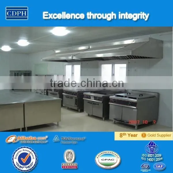 China alibaba china supplier Temporary galvanized structure cheap sandwich panel prefab homes for sale