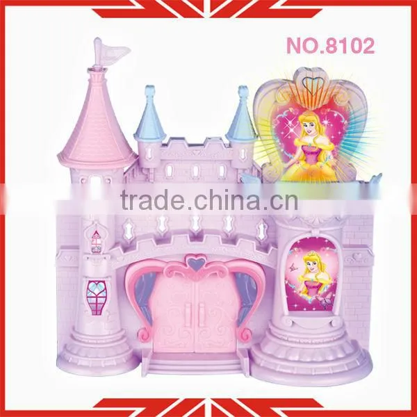 8012 role play set for girls pretend toys plastic villa