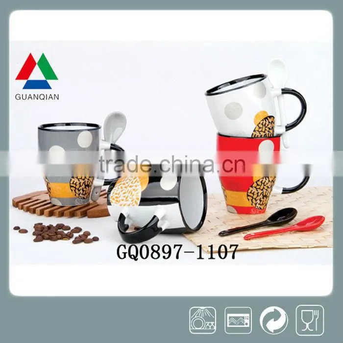 11oz paint ceramic mug oem for promotion gift