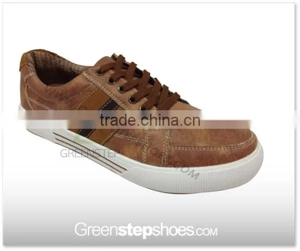 Casual Lace up Shoes with Stitch Detail for Men