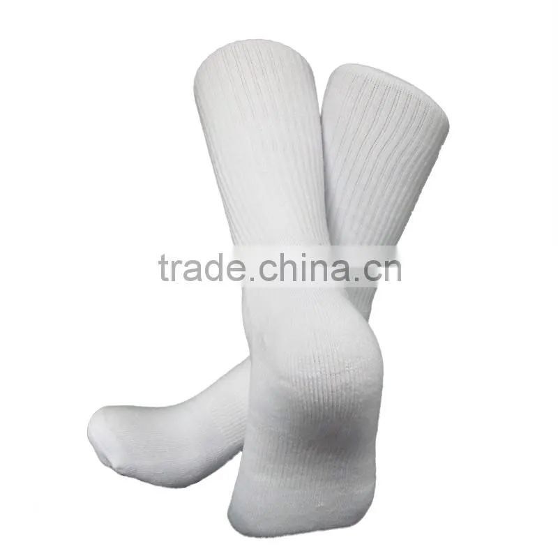 wholesale 100 sublimation white blank polyester socks