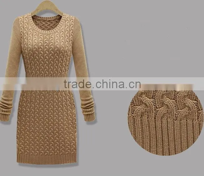 lady's cable knitting sweater