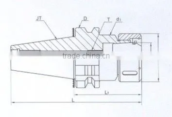 JT40-EOC MILLING CHUCK ARBORS
