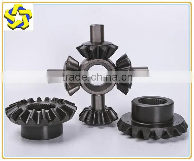 XCMG wheel loader parts LW500k LW300f differential cross gear joint cross shaft pin flange Bevel gear shaft gear manufacturing
