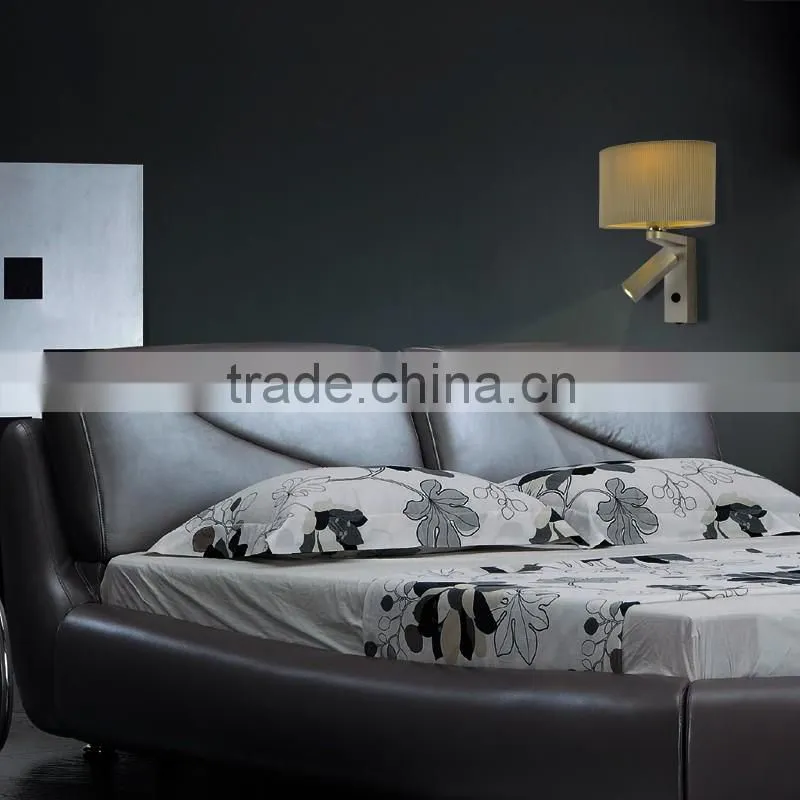 Two heads hotel decorative wringle shade led wall sconce,hotel decorative wringle shade led wall sconce,led wall sconce WL1082