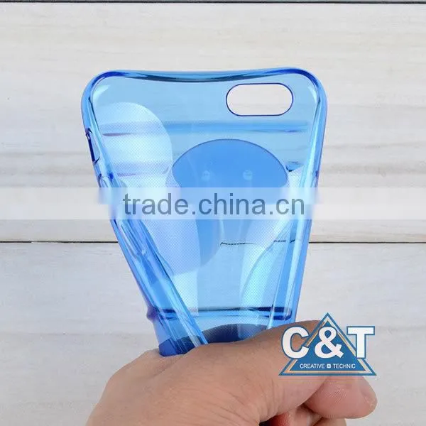C&T New style popular slim transparent tpu mobile phone shell for iphone 6s
