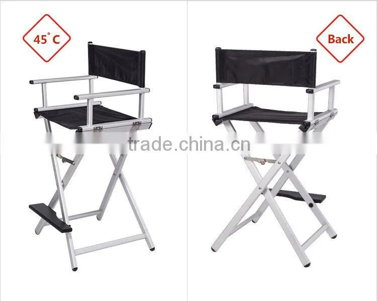Aluminum Luxury Hairdressing Portable Artist Professional Makeup Chair