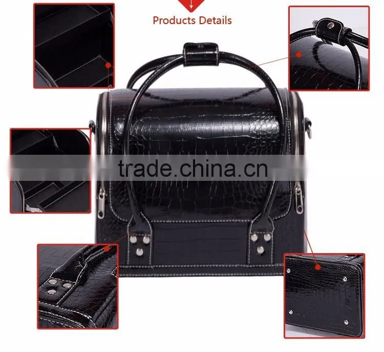 Fashion Pvc Leather Cosmetic Packing Bag Makeup Case