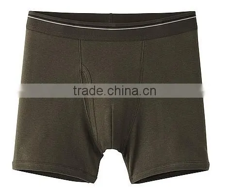 cotton classic soft solid boxer short men underwear