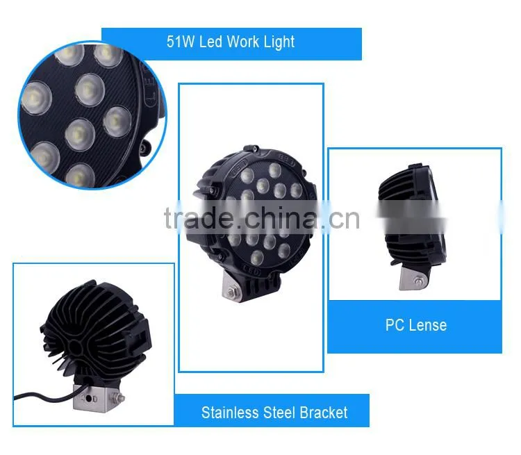 51W Led Work Light 51W Magnetic Led Work Light 51W Led Work Light With Stand