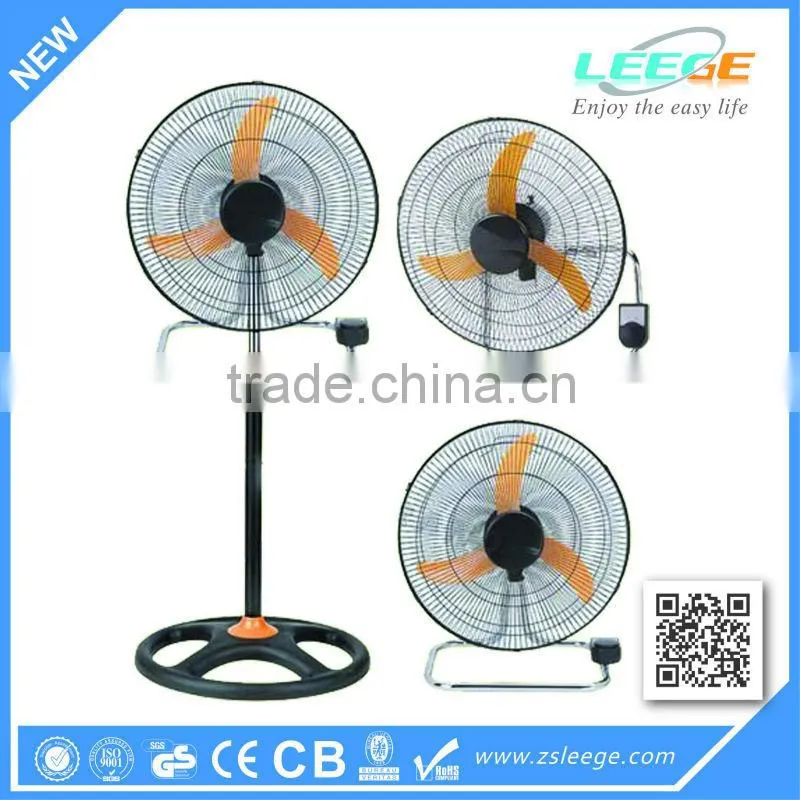 New invention floor standing commercial electric fan / 3 in 1 fan with stand fan floor fan wall fan