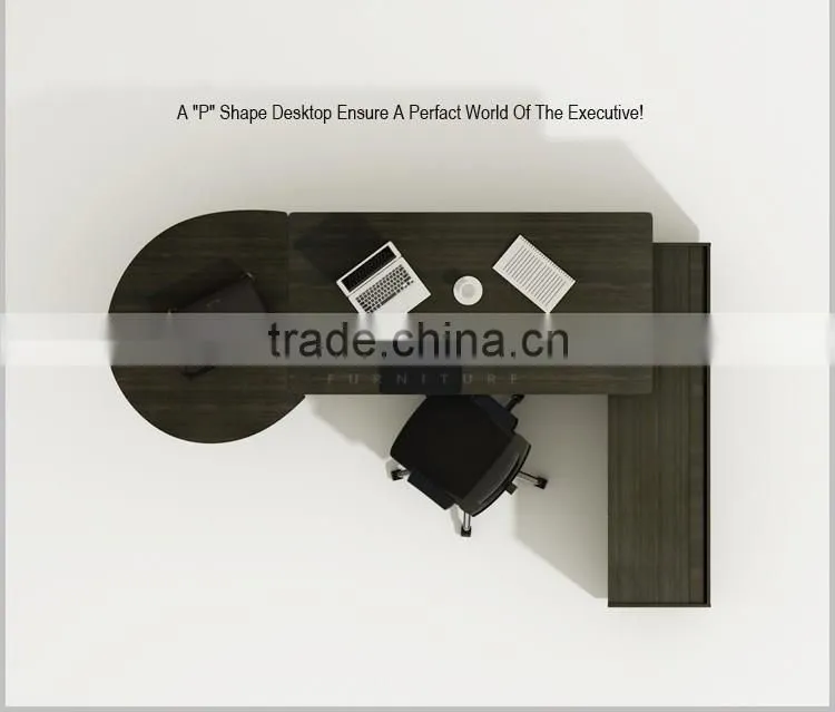 New Design MDF Luxury Wood Office Table Executive Ceo Desk Office Desk Import From China