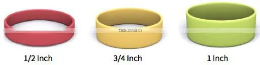Best Selling Cheapest Imprinted/Silk Screen Silicone Wristbands