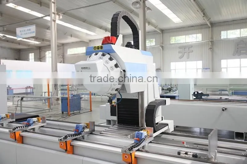 3 Axis CNC industrial aluminum window door curtain wall processing machining center