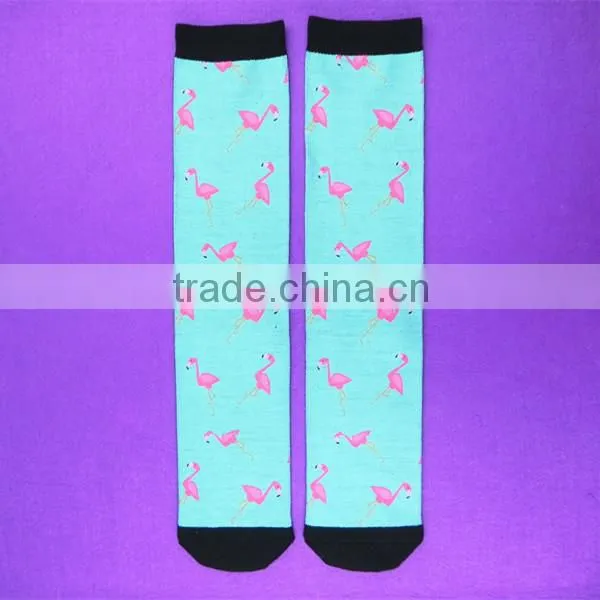 2015 Custom Made Newest Sublimation Printing Non-trace printing socks