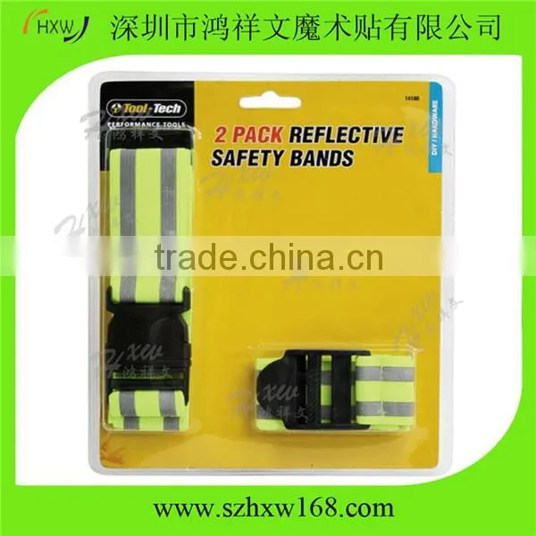 Night Safety Reflective Elastic Wrist Band for Cycling Jogging