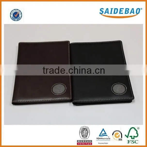 Dongguan factory direct custom High-quality leather passport holder with Multi-function pocket and Customized Logo