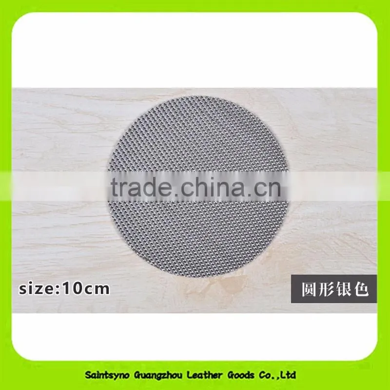 16028 Eco-friendly Hot-selling PU leather cup coaster promotional gifts