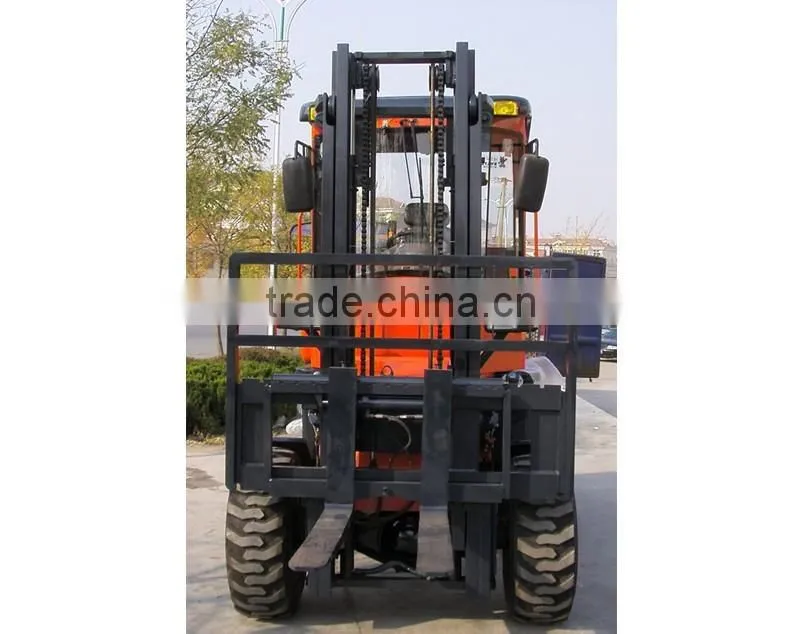 3 Ton 4wd Hydraulic 3m Lifting Height Rough Terrain Forklift Truck