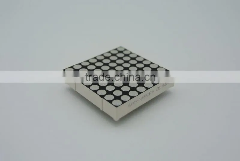 low power consumption red color 8*8 LED dot matrix display