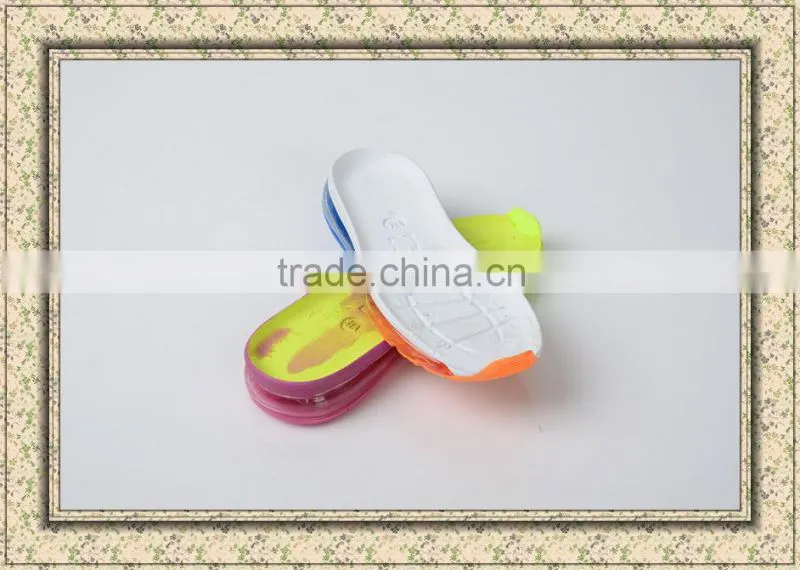 2016 New product eva+tpr+aircushion outsole for sport shoes making