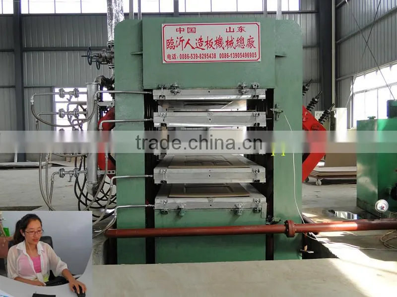 Wooden molded door hot press machine/Mould plate/Full automatic production line