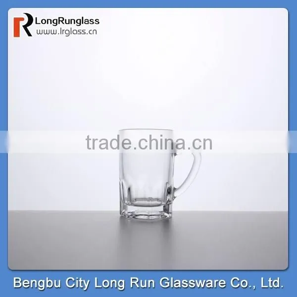 LongRun 113ml high white special design shot drinking glass with handle