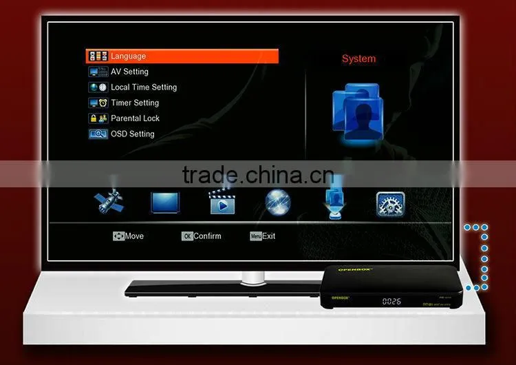 2015 high quality MINI HD 1080p satellite receiver DVB-S2 free IKS