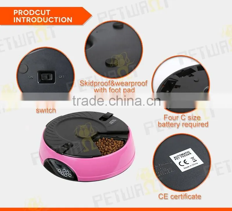 6 Meals LCD Automatic Pet Feeder