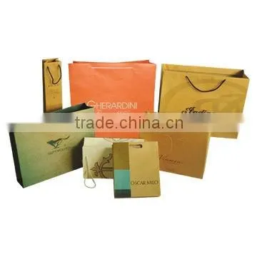 OEM luxury customized kraft paper bag printing with competive price