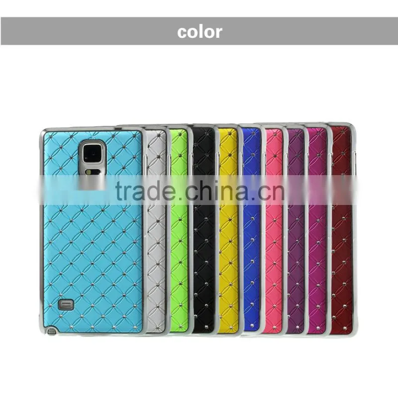 Diamond Pattern PC Case for Samsung Note4, Back Case for Note4, Plastic case for Note 4