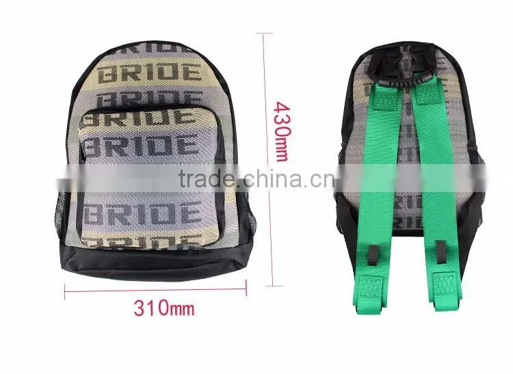 2016 New Design JDM SPARC* TAKAT* Style Bride Racing Backpack School Bag Luggage Bag With Disassembling Function