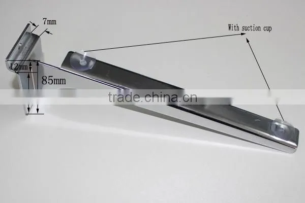 wholesale chrom glass shelf brackets in China