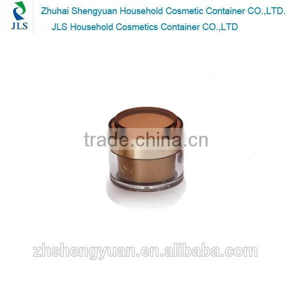 plastic bottle cosmetic container of cream jar AS meterial