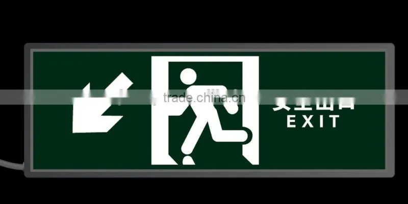 EL emergency signs with high quality and brightness