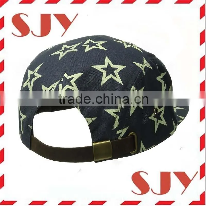 Mens Flat Bill Hat Floral Print Snapback Hip Hop Cap