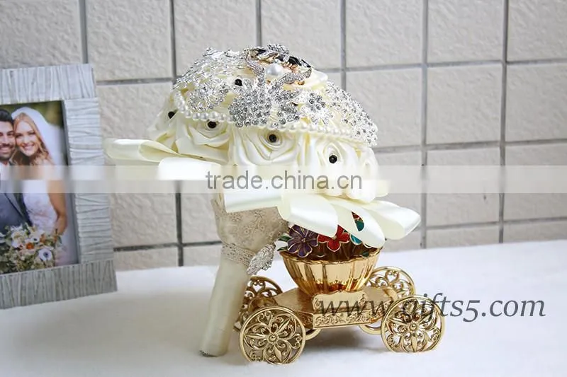 2016 latest handmade graceful bride flower bouquet